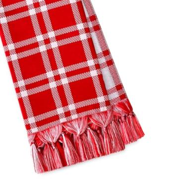 Imagem de Manta Sofa, Manta Xale de Sofá E Cama Natalina Xadrez Vermelho Dupla Face(XADREZ VERMELHO DUPLA FACE,1,40 X 1,80)