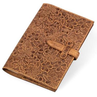 Imagem de Thryxop Leather Bound Journal - 8.3 x 4.7 inches, 60 Pages Sketchbook for Writing, Drawing, Bookkeeping & Travel, Luxury Diary Gift for Women & Men, Brown