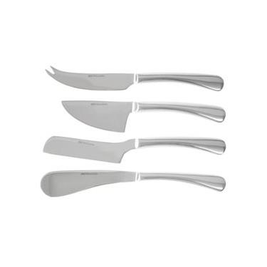 Imagem de Conjunto De Facas Para Queijo Lorraine Em Inox 4 Peças - Fracalanza