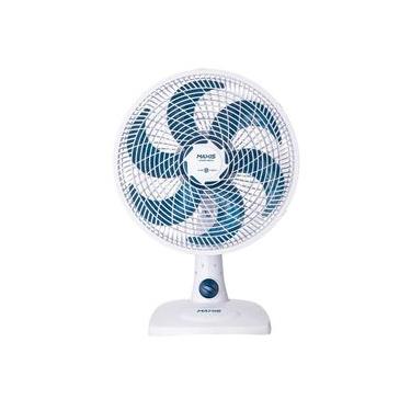Imagem de Ventilador de Mesa Mondial Maxis V30MXW 30cm 6 pás 3 velocidades 50W Branco / Azul