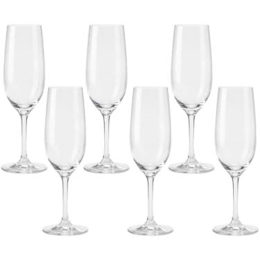 Imagem de Jogo de Taças de Champanhe de Cristal com Titânio Dom Paris 235ml 6 peças - Seu Lar