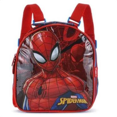 Imagem de Lancheira Escolar Xeryus SpiderMan 13334 Vermelho e Azul - Infantil-Masculino