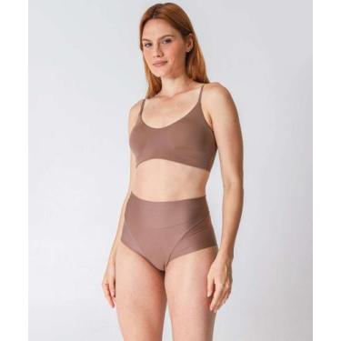 Imagem de Calcinhas Cintura Alta DelRio Marrom-61042, Marrom, M