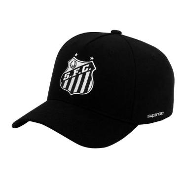 Imagem de Boné Santos Silk Patch Frontal Escudo Original Supercap-Unissex