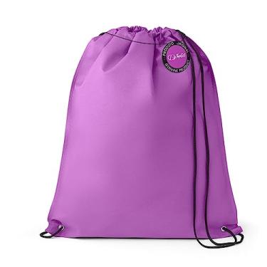 Imagem de Mochila tipo Saco Gym Sack em TNT Premium 33x40cm Marino TopGet (Roxo)