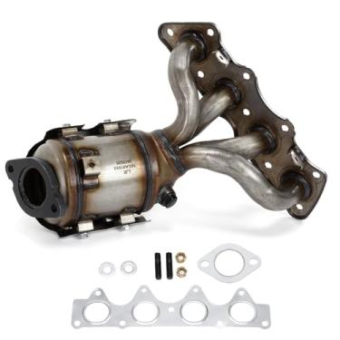 Imagem de Conversor catalítico de atualização com kit de juntas compatível com Veloster, Hyundai e Kia - Accent, 2012-2016 Rio, 2012-2014 Soul L4 1.6L EPA Compliant