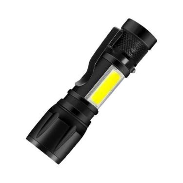 Imagem de Lanterna LED Recarregável À Prova d'Água Com Zoom, Display LCD, 3 Modo