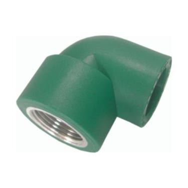 Imagem de Joelho Misto 25 Mm X 3/4" Ppr Rede Água Quente e Fria Topfusion