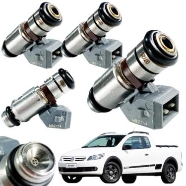 Imagem de 4 Bicos Injetores Saveiro 1.8 2.0 Gasolina 2000 Diante - 50101902, IWP114