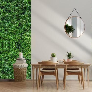 Imagem de Papel de Parede Adesivo Autocolante Decorativo Folhas Verdes 10 METROS