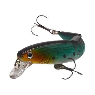 Imagem de Isca Artificial Rígida Para Robalo Com Olhos 3D, Crankbaits, Minnow, S