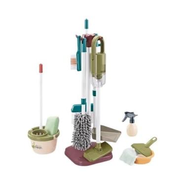 Imagem de Conjunto De Brinquedos De Limpeza Para Meninas, Aspirador Elétrico, Va