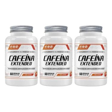 Imagem de Kit 3 Cafeína Extended 3x60 cápsulas FNB Sport Nutrition-Unissex
