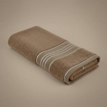 Imagem de Toalha de Rosto 100 Algodão Felpuda Macia Premium - ToalhaS, Bege