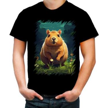 Imagem de Camiseta Colorida Capivara do Bem Animalzinho 3 - Kasubeck Store®, INF