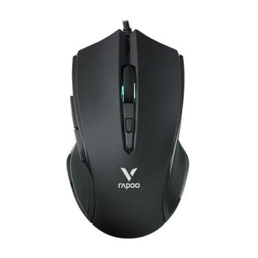 Imagem de Mouse Gamer Rapoo V20S, RGB, 7.000 DPI, 6 Botões Programáveis, Memória