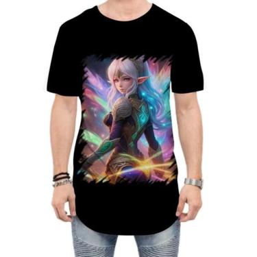 Imagem de Camiseta Longline Elfa Linda na Floresta Mágica 4 - Kasubeck Store®, M