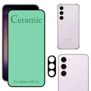 Imagem de Kit Película Cerâmica + Capa TPU + Película Câmera para Galaxy S23 - L