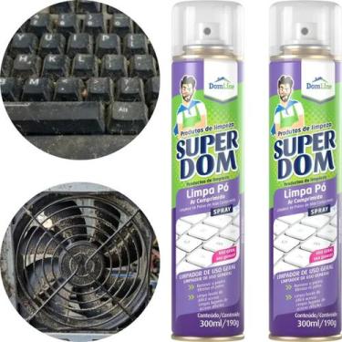 Imagem de Spray de Ar Comprimido Limpa Pó de Teclado Computador Air Duster - Kit