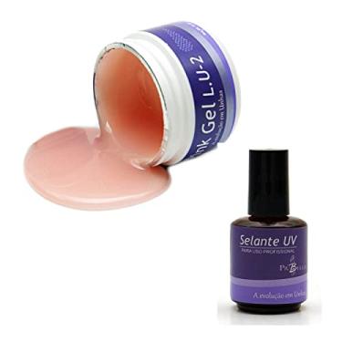 Imagem de Kit PiuBella Gel Pink Lu2 14g - Selante Uv Piubella 15ml