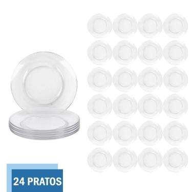 Imagem de Prato Temperado 22cm Raso Astral Refeição Duralex - 24 Unid