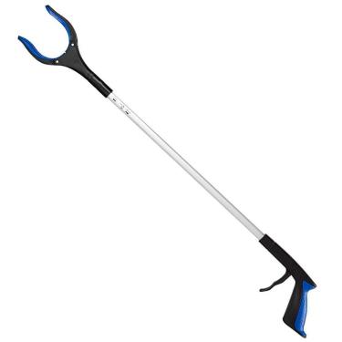 Imagem de Pegador Objeto Garra Mão Mecânica Braço Extensor Azul 82Cm