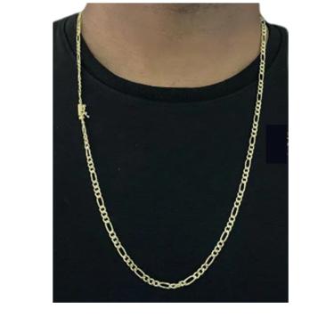 Imagem de Cordão Corrente 3x1 4mm canhao de moeda antiga