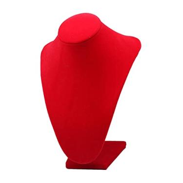 Imagem de Busto de exibição de independente com base à prova de arranhões suporte de pingente de moda para suéter cadeia de prateleiras de, Alto