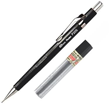 Imagem de Lapiseira Sharp P200 Preta Pentel + Grafite 0.5mm