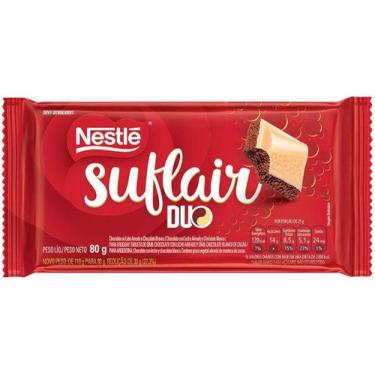 Imagem de Barra De Chocolate Suflair Duo 80G Nestlé