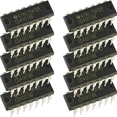 Imagem de CD4001 Circuito Integrado Porta Nor Robótica Kit - 10 Peças