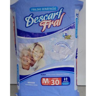 Imagem de Fralda Geriatrica Descart Fral Intermediaria M C/30 