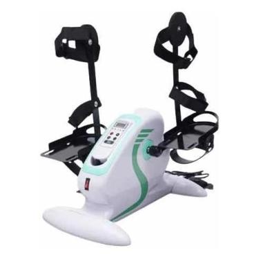 Imagem de Mini Bicicleta Elétrica 220V para Fisioterapia Portátil – Exercitador de Pernas E Braço...
