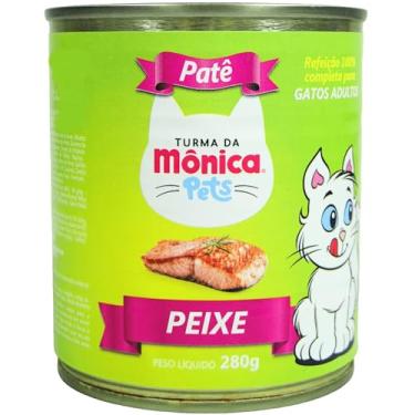 Imagem de TURMA DA MONICA PATÊ LATA GATO - PEIXE LATAS DE 280g