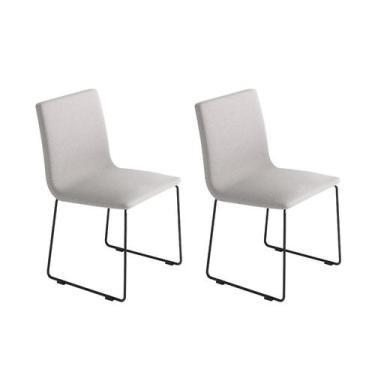 Imagem de Conjunto 2 Cadeiras Para Sala De Jantar Prime Cinza - Tre Mobili