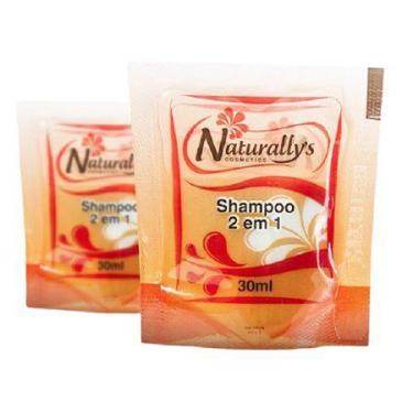 Imagem de Shampoo Sache 2 Em 1 Naturallys 30 Ml Cx 250 Und