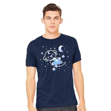 Imagem de TeeFury - Otter in The Stars - Camiseta masculina animal,, Carvão, G
