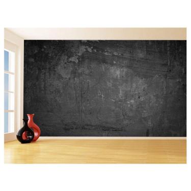 Imagem de Papel De Parede 3D Concreto Queimado Liso Cinza 3,5M Kkt15