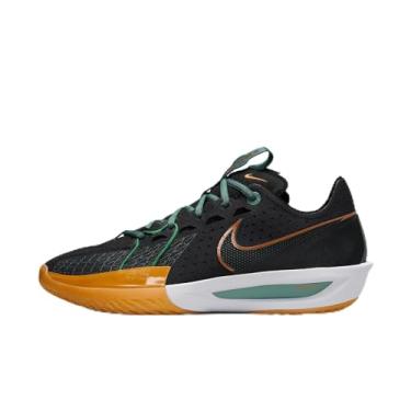 Imagem de Nike Tênis de basquete G.T. Cut 3 (DV2913-001, preto/verde vintage), Preto/Verde Vintage, 42