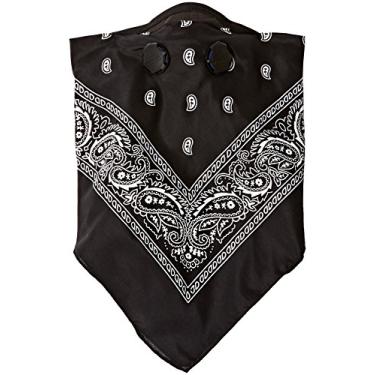 Imagem de ATV TEK, Máscaras de pó estilo bandana universal com tiras de suspensão e caixa de nariz 3D - Preto, GG