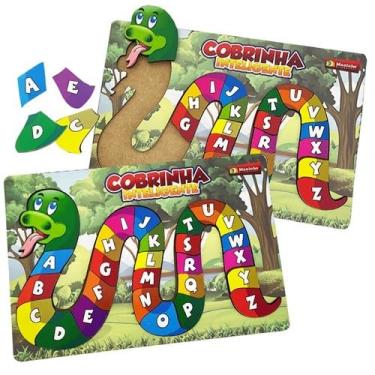 Imagem de Cobrinha Inteligente em MDF, +5 anos, Brinquedo Educativo