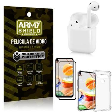 Imagem de Fone Bluetooth LY-122 LG K61 + Capinha Anti Impacto + Película 3D - Ar