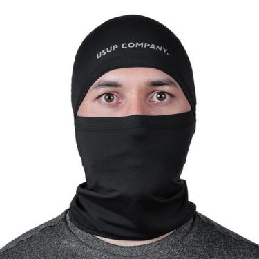 Imagem de Balaclava USUP Motociclista Touca Ninja Moto Frio Termica, Preto, Unic