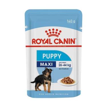 Imagem de Ração Úmida Royal Canin Sachê para Cães Puppy Max Adulto 140g
