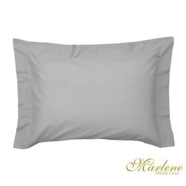 Imagem de Kit Fronha Vida Bela 200 Fios  - Kacyumara, 50x70cm, Cinza Ash