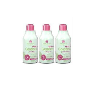 Imagem de Natureza Cosméticos Kit Home Care Folha De Goiabeira 3x300ml