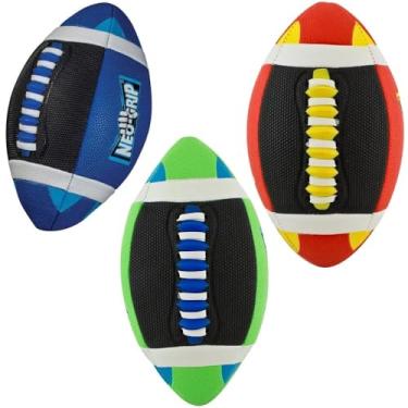 Imagem de Franklin Sports Mini esponja de futebol americano – Grip-Tech Youth Football com peneira e aderente, capa fácil de segurar – perfeita para crianças pequenas (as cores podem variar)