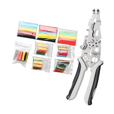 Imagem de Generic Alicate Multifuncional para Eletricista com Kit de Crimpagem E Tubo Termoencolhível, 328 Tubo termoencolhível