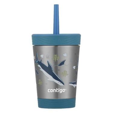 Imagem de Copo Térmico Contigo Kids Tubarão 354Ml - Invicta