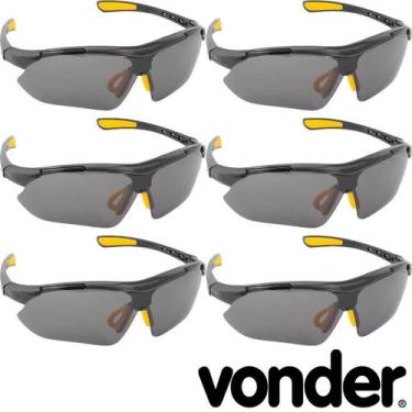 Imagem de Kit com 6 Óculos de Segurança Boxer Fumê - VONDER